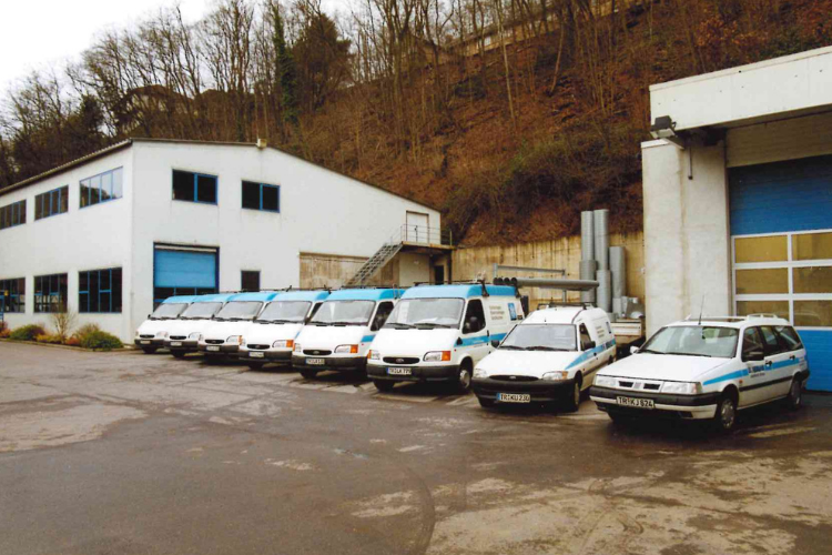 Fuhrpark in früheren Jahren